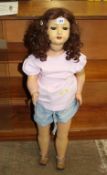 A doll, 89cm high