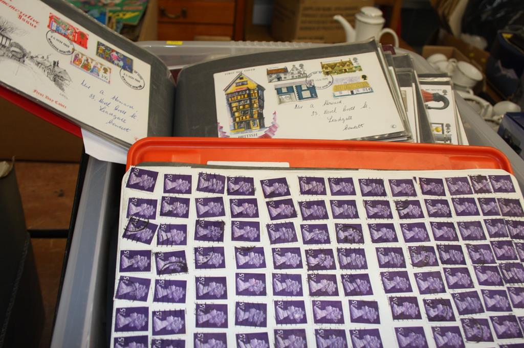 Large quantity of stamps - Image 2 of 2