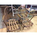 A pair of Ercol armchairs