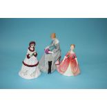 Three Doulton figurines