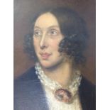 Oil on canvas, Portrait of a lady, in gilt frame, 72cm x 80cm