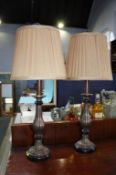 Pair of decorative table lamps