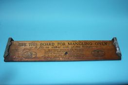 A mangle board