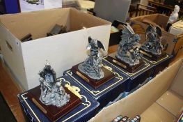 Four boxed Myth and Magic figures