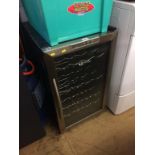 A wine fridge