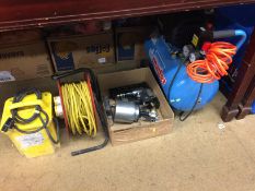 A compressor, tools, transformer etc.