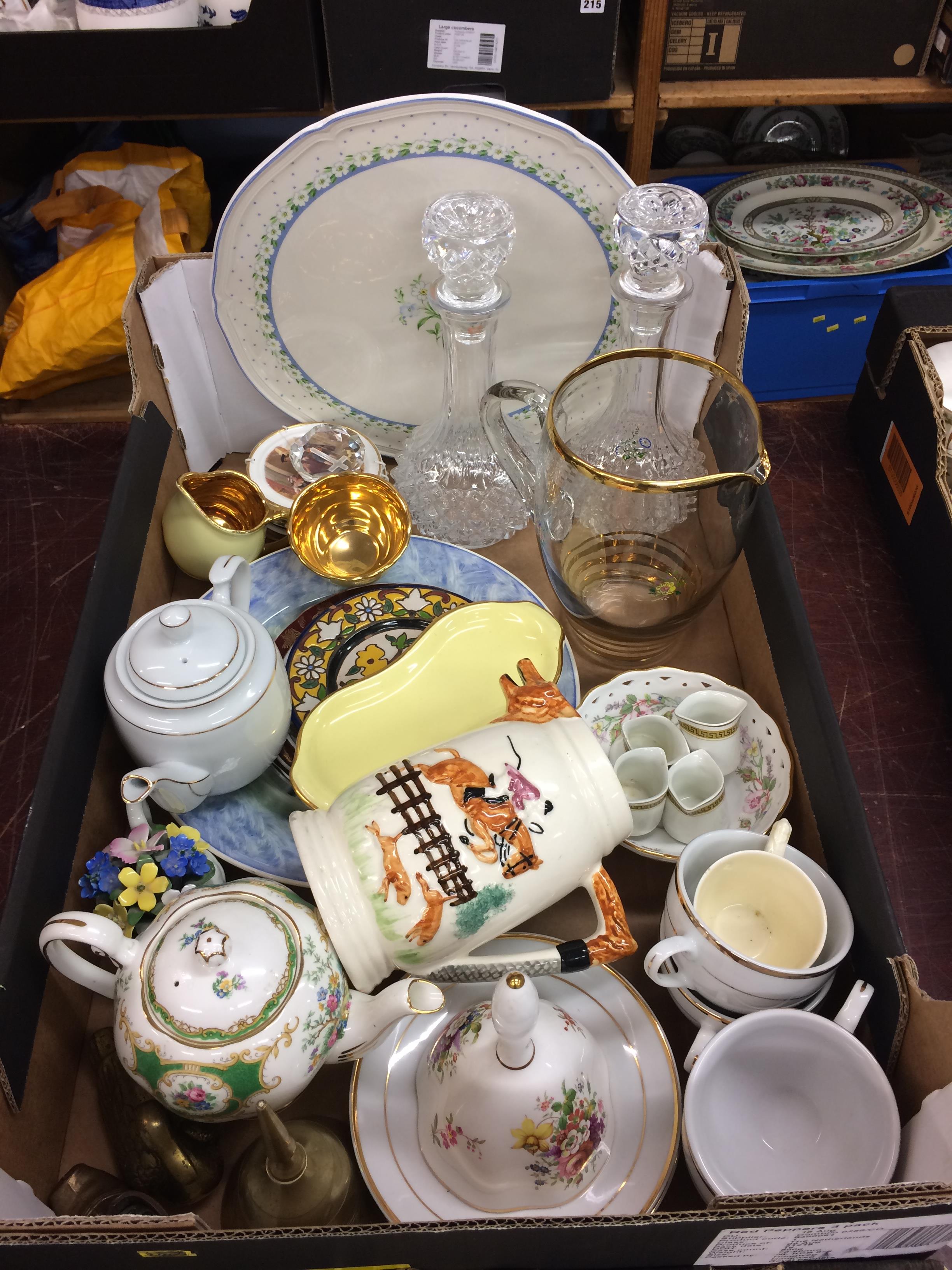 Two trays of assorted tea china etc. - Image 2 of 3