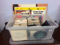 A quantity of 45s etc.