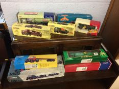 Nine boxed die cast toys