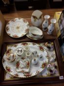 A collection of Royal Albert Old Country Roses china