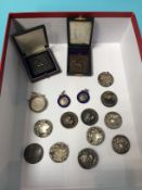 Collection of The Bulldog Club Incorporated, Founded 1875 medals and medallions; 11 medals awarded