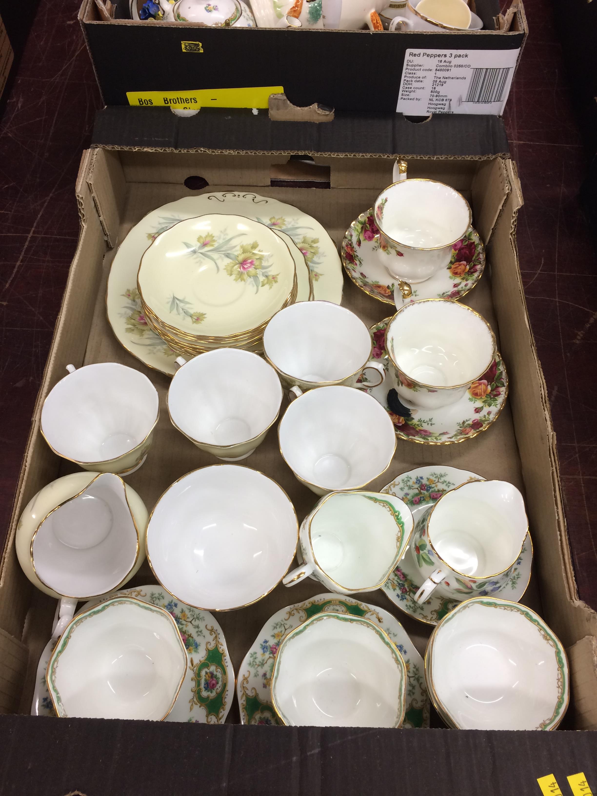 Two trays of assorted tea china etc. - Image 3 of 3