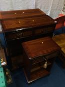 Two reproduction mahogany bookcases