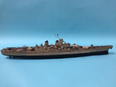 A model boat of a Destroyer