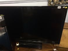 A Panasonic 37" Television, with remote (in office)