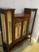 An Edwardian mahogany china cabinet