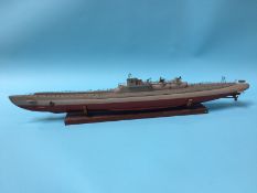 A model of a Submarine