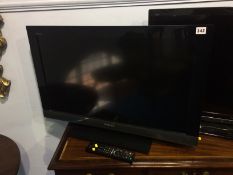 A Sony 32" television, with remote (in office)