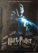 A signed Harry Potter poster