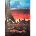 A signed Independence Day poster