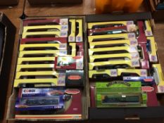 Two boxes of Die Cast models