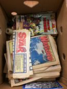 A quantity of vintage comics