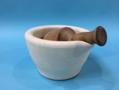 A pestle and mortar