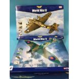 Two boxed Corgi planes