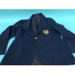 A gents blazer with embroidered SAFC badge, by reputation, ex 1973 Cup Final