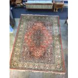 A Kashan rug, 360cm x 275cm