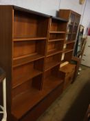 Two teak G Plan wall units etc.