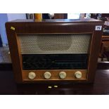 A walnut cased radio