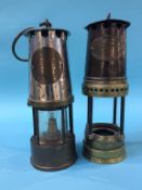 Two Miner's lamps