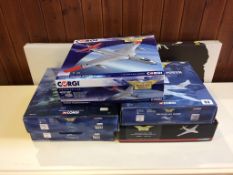 Five boxed Corgi die cast models