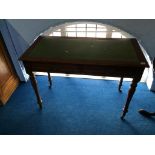 A mahogany writing desk