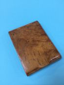 A Masur birch cigarette case