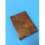 A Masur birch cigarette case