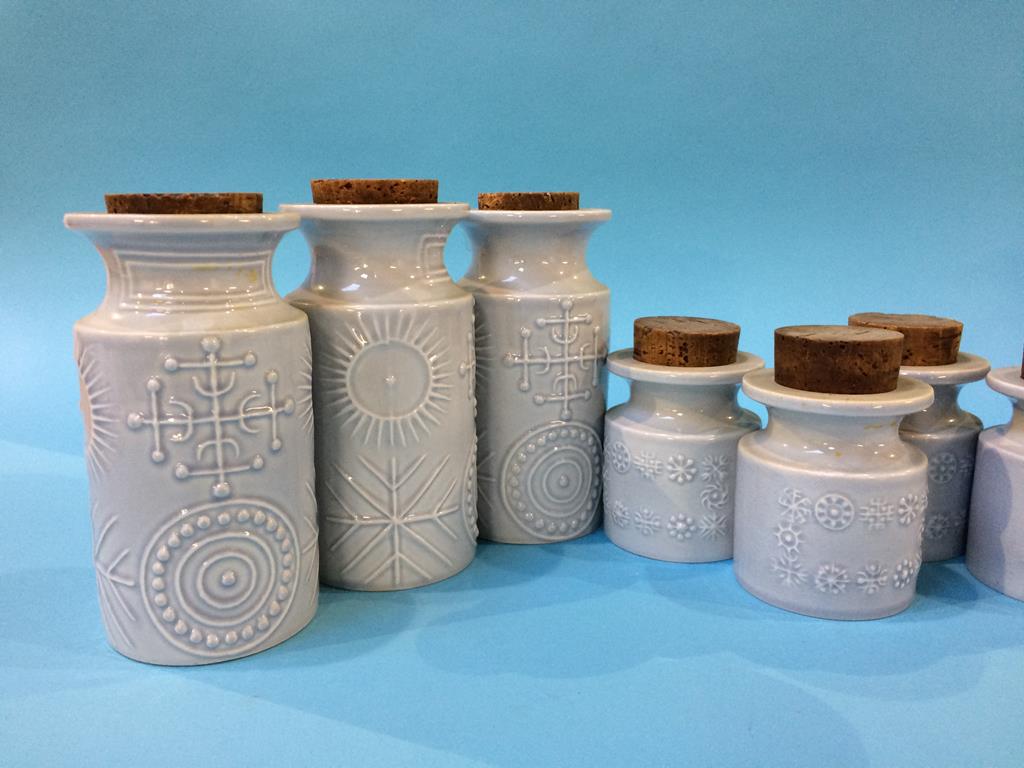 A collection of Portmeirion 'Totem' storage jars (14) - Image 2 of 5