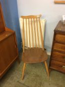 An Ercol spindle back single chair