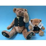 Two Harrods teddy bears