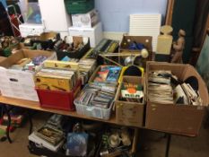 A quantity of records and books