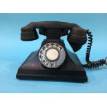 A Bakelite telephone