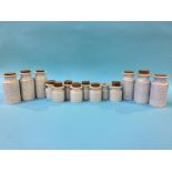 A collection of Portmeirion 'Totem' storage jars (14)