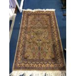 A Persian design modern rug. 164cm x 97cm