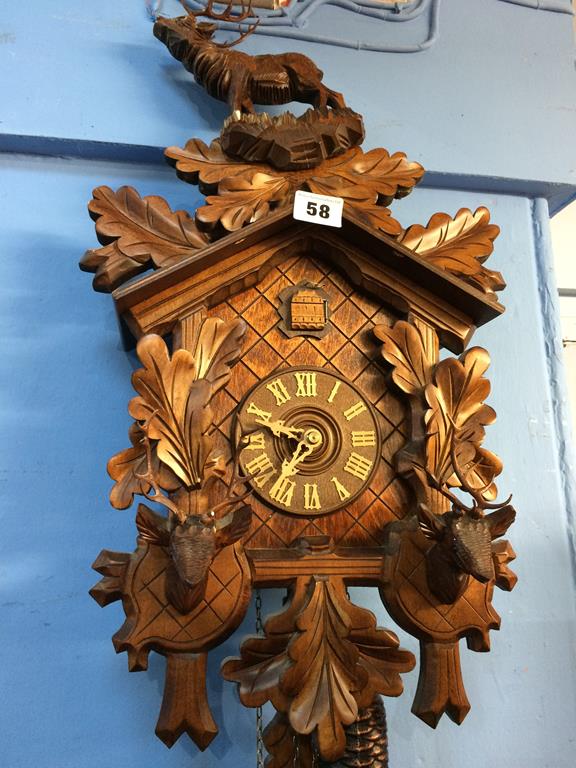 A Cuckoo Clock, approx. 53cm x 31cm - Image 3 of 3