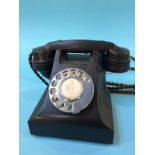 A Bakelite telephone