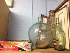 A Carboy, a rug and a print etc.