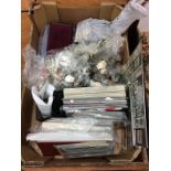 A quantity of coins and 1st Day Covers etc.