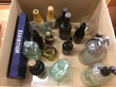 A collection of local glass bottles etc.