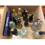 A collection of local glass bottles etc.